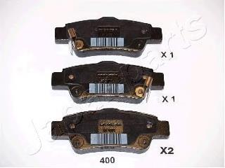 PP400AF Japan Parts Okładziny (klocki) do hamulców tarczowych tylne