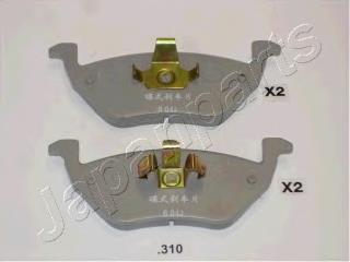 PP310AF Japan Parts Okładziny (klocki) do hamulców tarczowych tylne
