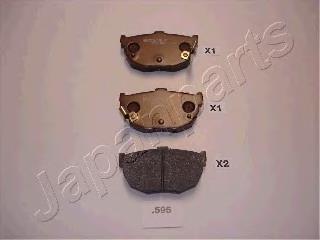 PP595AF Japan Parts Okładziny (klocki) do hamulców tarczowych tylne