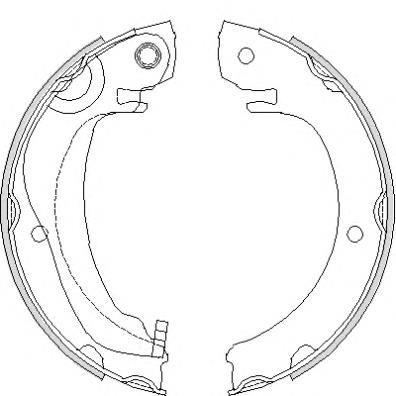 Klocki hamulca ręcznego 044950F010 Toyota