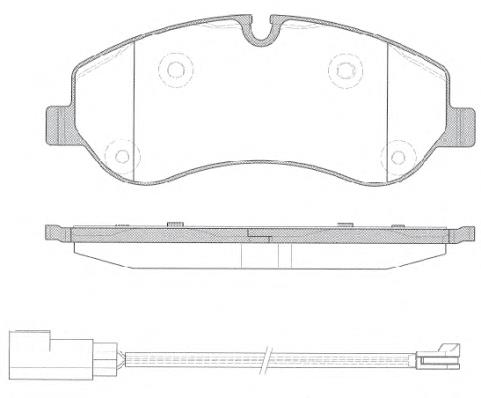 1842632 Ford Klocki hamulcowe przednie tarczowe