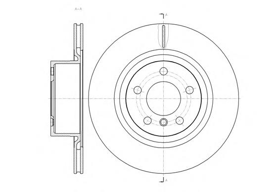 Tarcza hamulcowa tylna Blue Print ADB114347