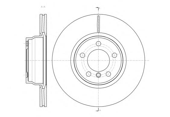 Do koszyka 34116792221 BMW Tarcza hamulcowa przednia