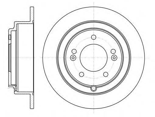 Tarcza hamulcowa tylna KIA Opirus GH