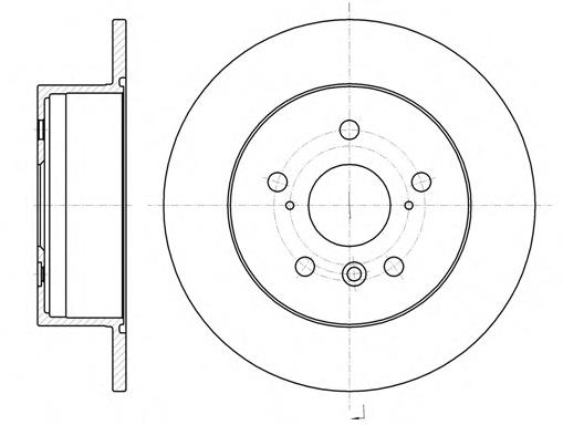 590284220 Zimmermann Tarcza hamulcowa tylna