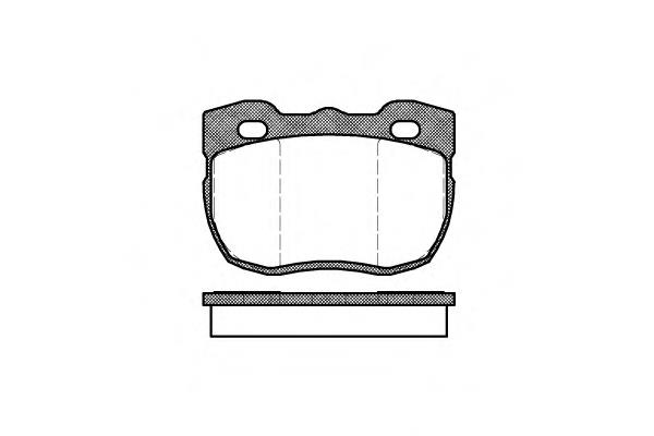 Do koszyka STC2951 Land Rover Klocki hamulcowe przednie tarczowe