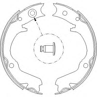 Klocki hamulca ręcznego 26694AE030 Subaru