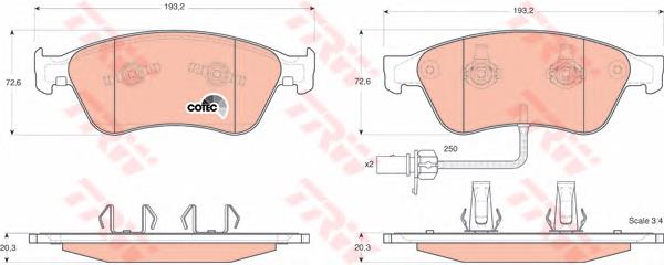 Klocki hamulcowe przednie tarczowe VAG 4E0698151R cena, od 33,56 USD
