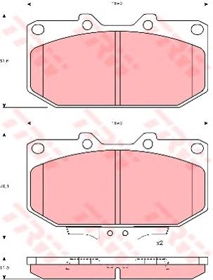 Klocki hamulcowe przednie tarczowe Ferodo FDS986 cena, od 36,96 USD