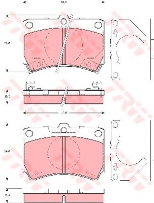 Do koszyka B4Y53323Z Hyundai/Kia Klocki hamulcowe przednie tarczowe