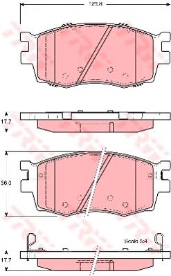 Klocki hamulcowe przednie tarczowe Hyundai/Kia 281011GA00 cena, od 11,48 USD