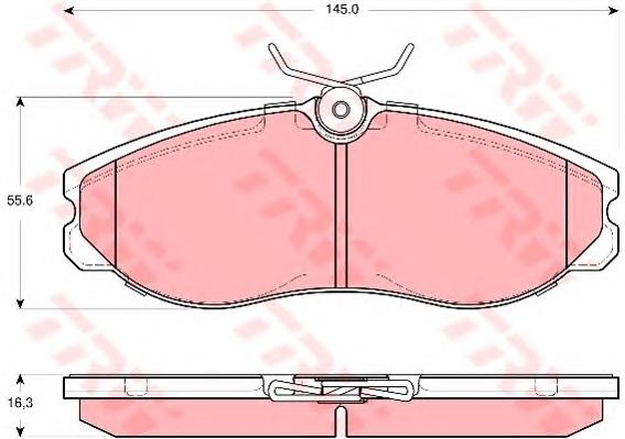 Klocki hamulcowe przednie tarczowe Ford 1957042 cena, od 26,95 USD
