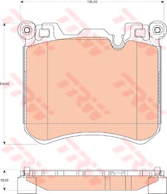 34116858540 BMW klocki hamulcowe przednie tarczowe