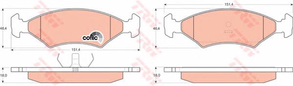 Klocki hamulcowe przednie tarczowe Jurid/Bendix 571536B cena, od 20,25 USD