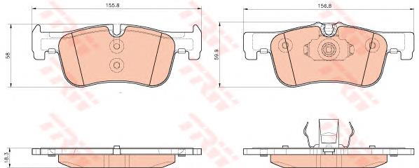 986494561 Bosch klocki hamulcowe przednie tarczowe