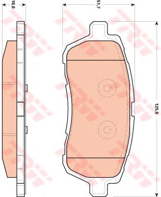Klocki hamulcowe przednie tarczowe Ford 8V512K021BA cena, od 18,80 USD