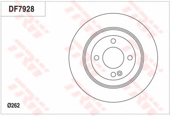 Tarcza hamulcowa tylna Japan Parts DPK18C