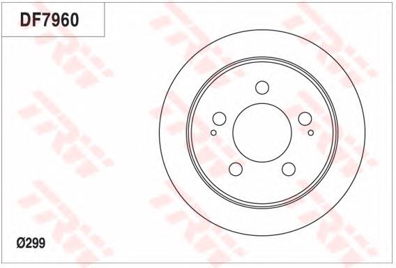 Tarcza hamulcowa tylna 08D56811 Brembo