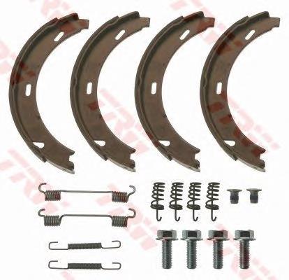 Klocki hamulca ręcznego TRW GS8481 cena, od 18,97 USD