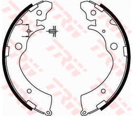 Klocki hamulcowe tylne bębnowe TRW GS8559 cena, od 26,16 USD