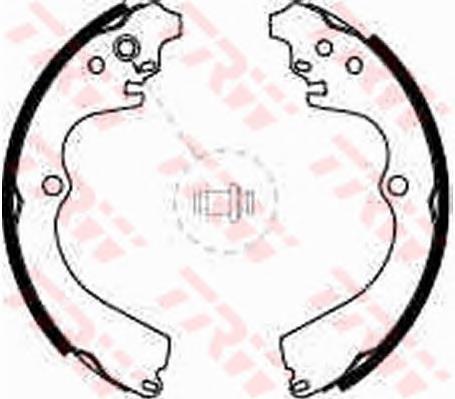 Klocki hamulcowe tylne bębnowe TRW GS8584 cena, od 30,37 USD
