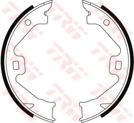Klocki hamulca ręcznego TRW GS8469 cena, od 26,82 USD