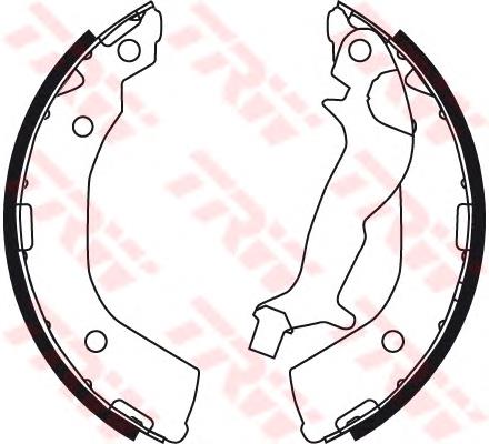 Klocki hamulcowe tylne bębnowe Hyundai/Kia 583050BA00 cena, od 24,57 USD