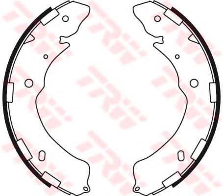 986487758 Bosch Klocki hamulcowe tylne bębnowe