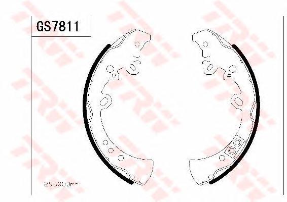 Klocki hamulcowe tylne bębnowe Toyota 044950K050 cena, od 48,98 USD
