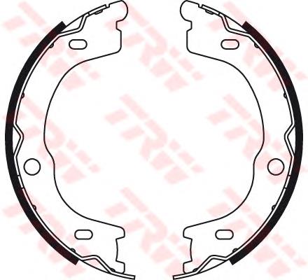 Klocki hamulca ręcznego TRW GS8784 cena, od 30,54 USD