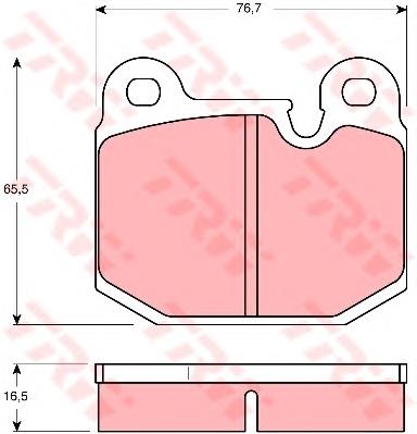 Klocki hamulcowe przednie tarczowe ATE 13046050322 cena, od 26,03 USD