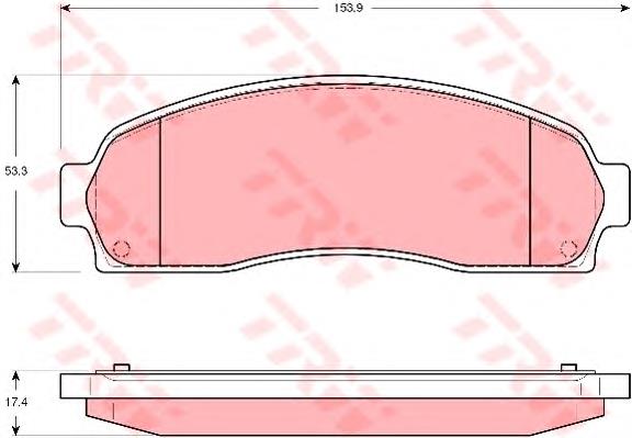 Klocki hamulcowe przednie tarczowe Ford BR114 cena, od 40,58 USD