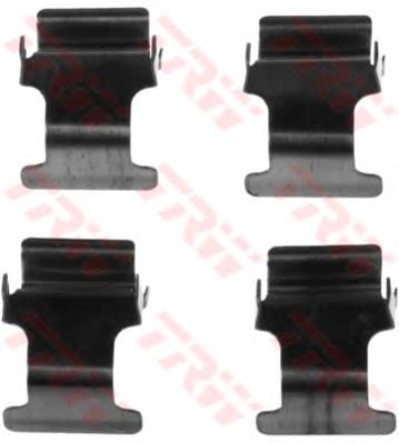Zestaw sprężyn do mocowania tylnych klocków tarczowych Mitsubishi MR510545