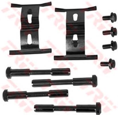 Zestaw sprężynek do mocowania klocków tarczowych przednich 7L0698269A VAG