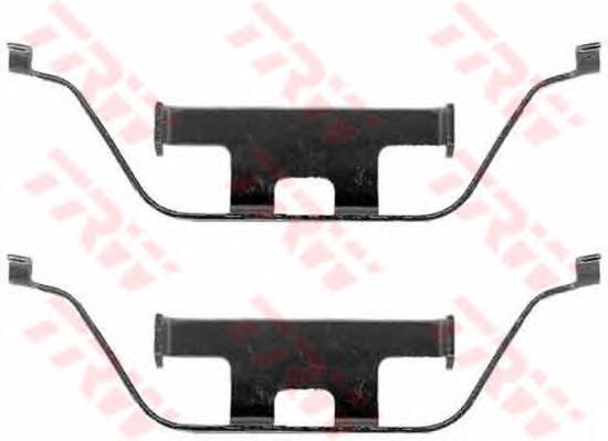 Zestaw sprężyn do mocowania tylnych klocków tarczowych BMW 34211159963
