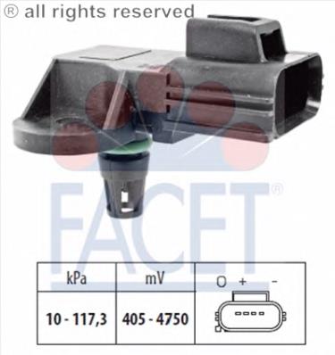 Czujnik ciśnienia w kolektorze ssącym, MAP Mazda L30118211A cena, od 15,61 USD