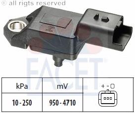 LR001324 Land Rover czujnik ciśnienia paliwa