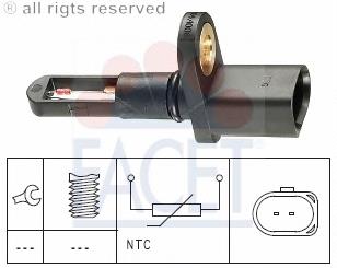 110575755 Hans Pries (Topran) czujnik temperatury powietrza wlotowego