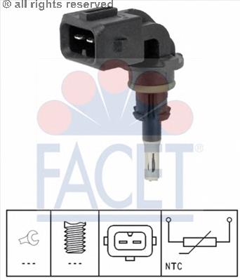 Czujnik temperatury powietrza wlotowego do BMW 5 (F10)