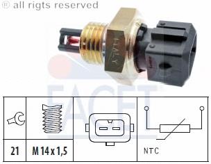 96508200 General Motors Czujnik temperatury powietrza wlotowego