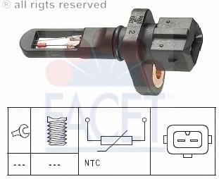 7076354 Fiat/Alfa/Lancia Czujnik temperatury powietrza wlotowego