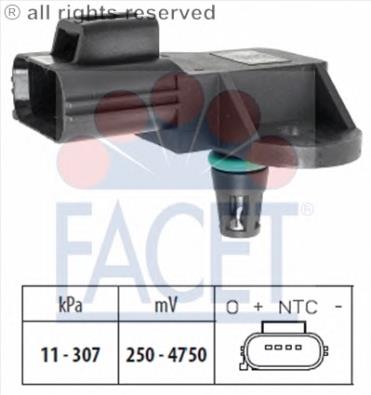 Czujnik ciśnienia w kolektorze ssącym, MAP Ford 1503280 cena, od 26,41 USD