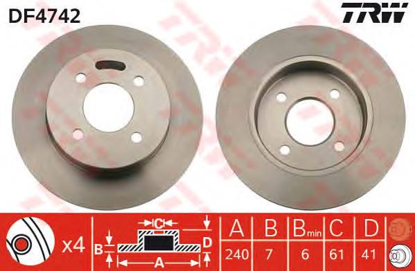 Tarcza hamulcowa tylna Nissan Micra hatchback (K11) (1992 - 2003) cena, od 18,78 USD
