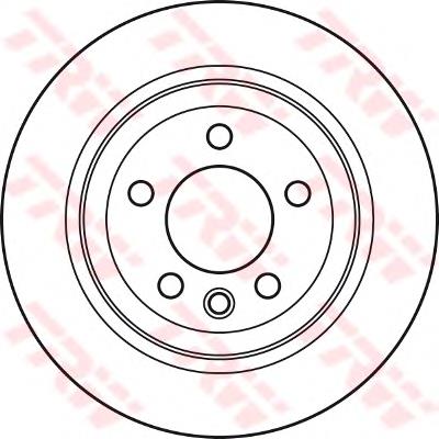 Do koszyka DF4718S TRW Tarcza hamulcowa tylna