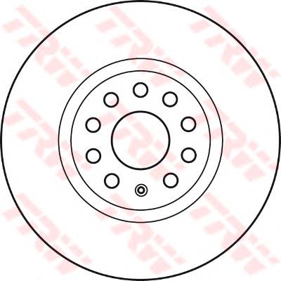 DF4464S TRW Tarcza hamulcowa przednia