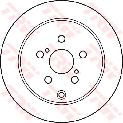 4243120420 Toyota Tarcza hamulcowa tylna