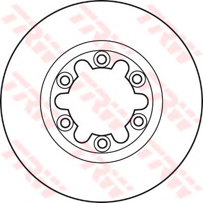 Tarcza hamulcowa przednia S6173325X Ford