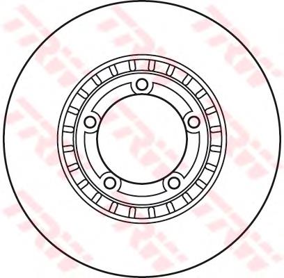 Tarcza hamulcowa przednia Hyundai/Kia 517124F000