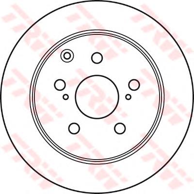 Tarcza hamulcowa tylna Toyota 4243105050