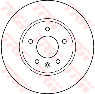 20955857 General Motors Tarcza hamulcowa przednia